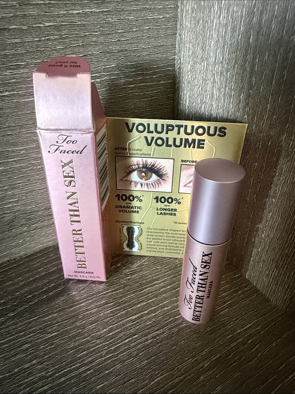 ❤️$6 NWT Too Faced Better Than Sex Mascara 3.9g